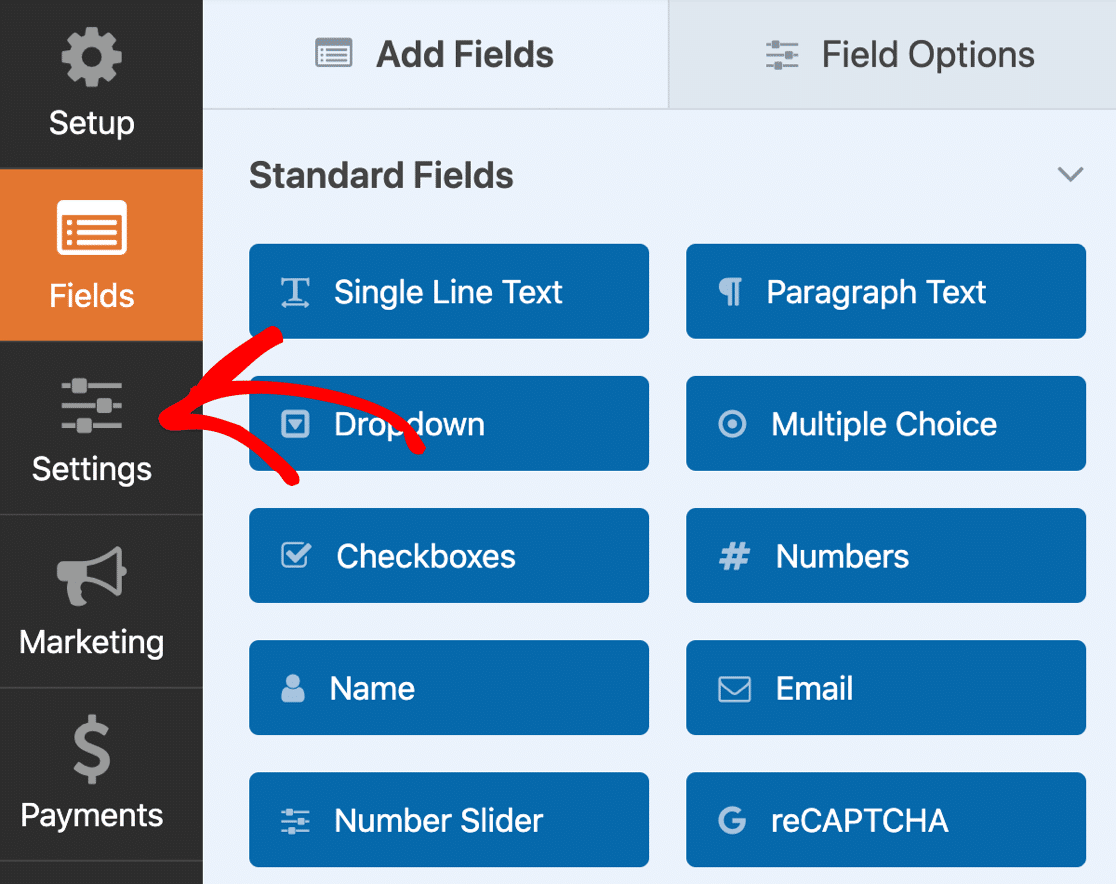 WPForms settings - WP Mail SMTP WPForms settings