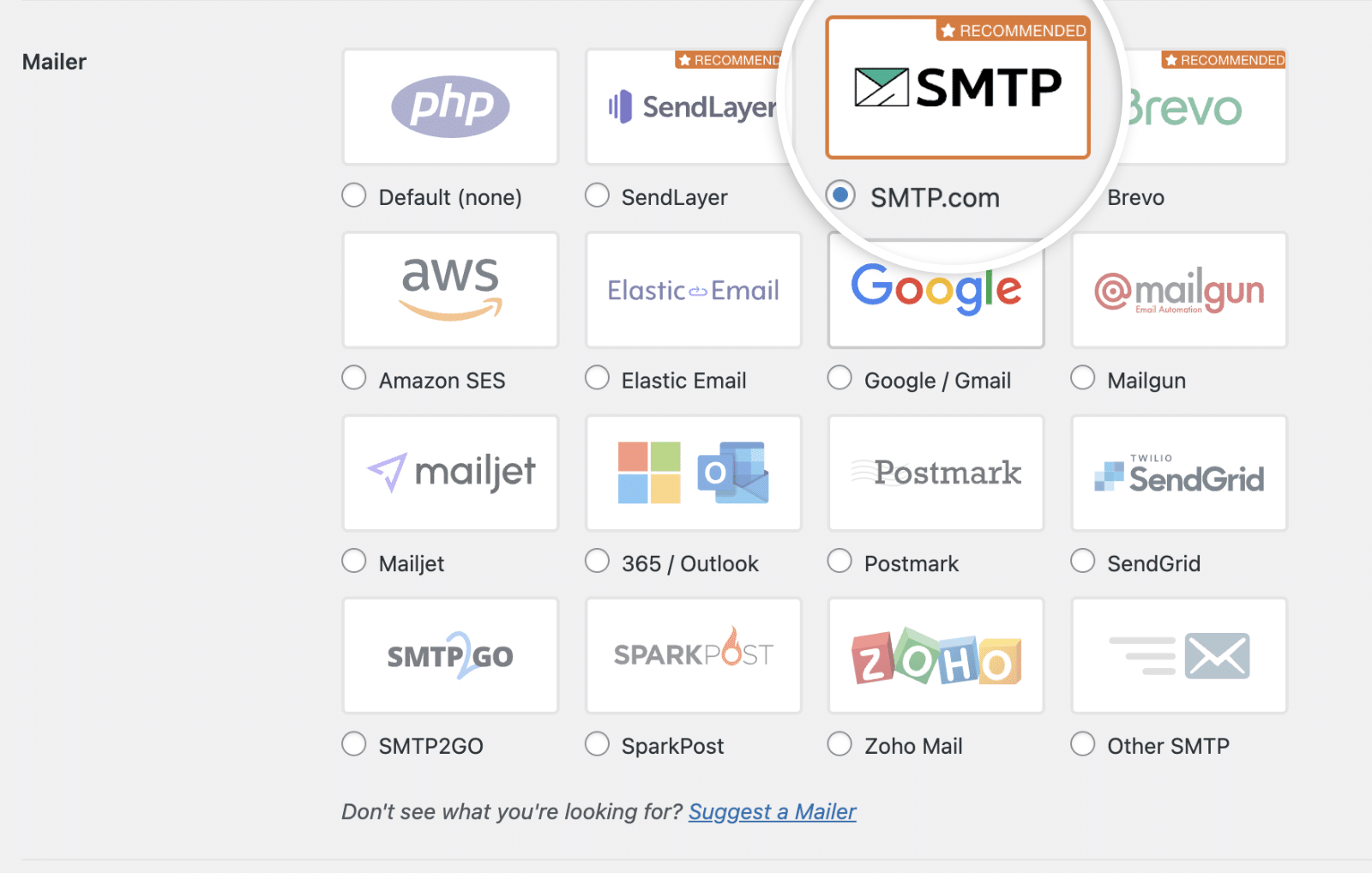 smtp-com-mailer - WP Mail SMTP Select SMTP.com mailer